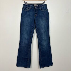 Levis San Fran Jeans 29 Blue Bold Curve Classic Bootcut Mid Rise Dark Wash Denim